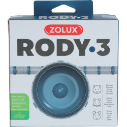 zolux 1 Geräuscharmes Übungsrad für Käfig Rody3 . Farbe blau. Größe ø 14 cm x 5 cm . für Nagetiere. ZO-206037 Rad