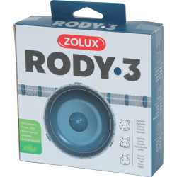 1 roda de exercício silenciosa para gaiola Rody3 . cor azul. tamanho ø 14 cm x 5 cm . para roedores. ZO-206037 Roda