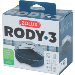 1 casa de banho para pequenos roedores. Rody3 . cor azul. tamanho 14,3 cm x 10,5 cm x 7 cm . para roedores. ZO-206041 Caixas ...