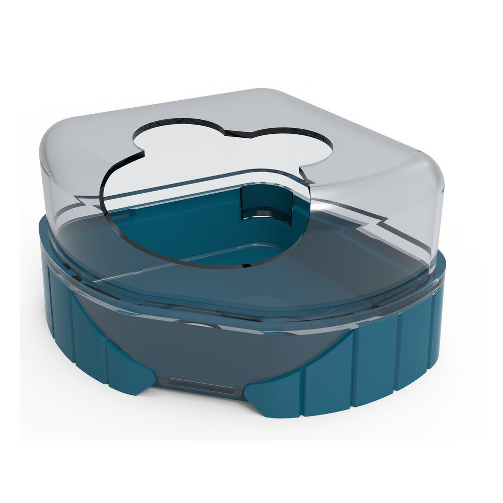 zolux 1 toilet house for small rodents. Rody3 . color blue. size 14.3 cm x 10.5 cm x 7 cm . for rodents. Litter boxes