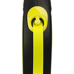 Flexi hundeleine neon Gurtband 5 Meter Größe M Leine ZO-464435 Laisse enrouleur chien
