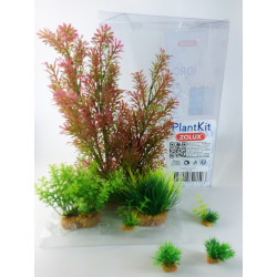 zolux Déco plantkit idro n°1. plantes artificielles. 7 pieces. H 36 cm. décoration d'aquarium. Décoration et autre