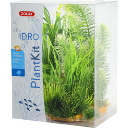 ZO-352152 zolux Deco plantkit idro n°3. Plantas artificiales. 6 piezas. H 28 cm. de decoración de acuario. Plante