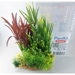 Idro n°4 do kit de plantas Deco. Plantas artificiais. 7 peças. H 33 cm. decoração de aquário. ZO-352153 Plante