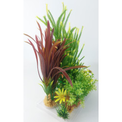 zolux Deco plantkit idro n°4. Piante artificiali. 7 pezzi. H 33 cm. decorazione acquario. ZO-352153 Plante