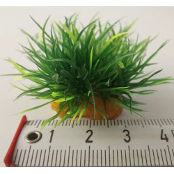 zolux 16 small bushes deco plant kit idro height 3 cm ø 3.5 cm for aquarium Plante