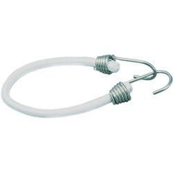 Jardiboutique Bungee cords for swimming pool, 60 cm, beige colour with iron tip. accesoire de bâche