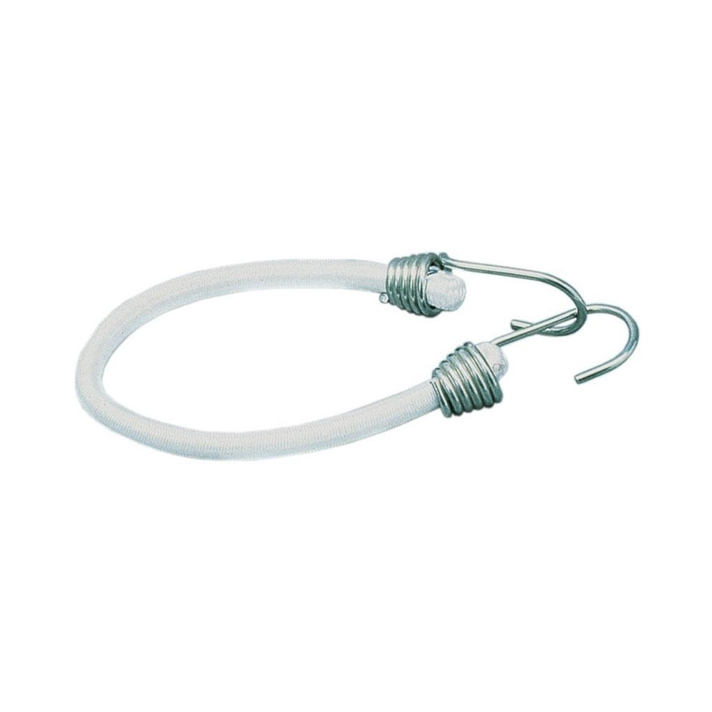Jardiboutique Bungee cords for swimming pool, 60 cm, beige colour with iron tip. accesoire de bâche