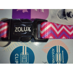 zolux Collier PUPPY PIXIE 8 mm 16 à 25 cm couleur rose pour chiots Collier chiot