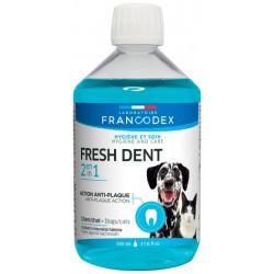 Francodex Fresh Dent 2 in 1 Für Hunde und Katzen 500ml FR-170195 Zahnpflege für Hunde