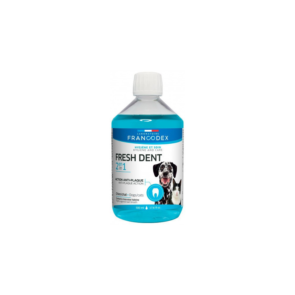 Francodex Fresh Dent 2 in 1 For Dogs and Cats 500ml Tooth care for dogs