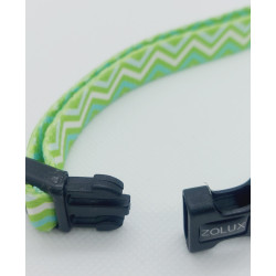 zolux Necklace PUPPY PIXIE. 13 mm .25 to 39 cm. green color. for puppies Puppy collar