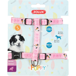ZO-466740ROS zolux Aprovecha el mascotte del cachorro. 13 mm. de 27 a 42 cm. de color rosa. para cachorros arnés para perros