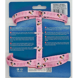 zolux Harness S PUPPY MASCOTTE. 13 mm. 27 to 42 cm. pink color. for puppies dog harness