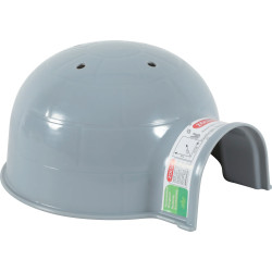 Zolux Igloo house ø 15 cm x H 10 cm. in grey plastic. for small rodents. Beds, hammocks, nesters