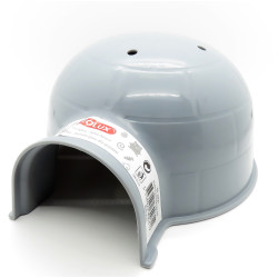 zolux Igloo house ø 15 cm x H 10 cm. in grey plastic. for small rodents. Beds, hammocks, nesters