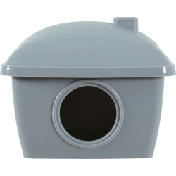 zolux Hamster house. 14 x 11 x height 10 cm. Grey color. Cage accessory