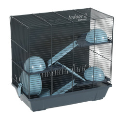 Indoor Cage 2. 50 sky triplex voor hamster. 51 x 28 x hoogte 48 cm. zolux ZO-205108 Kooi