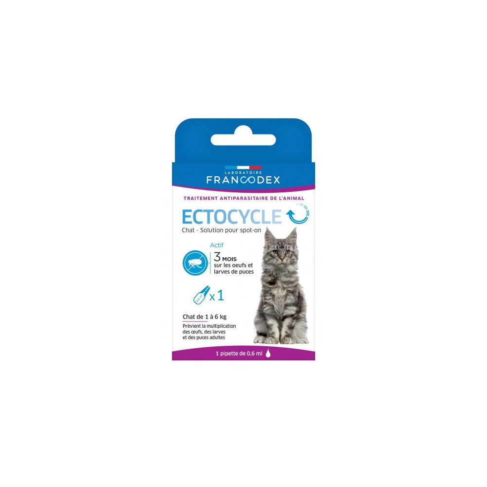 Francodex ectocycle anti flea pipette for cats Cat pest control