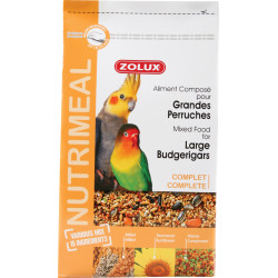 zolux Nourriture pour grandes perruches nutrimeal 2.5 kg pour oiseaux Nourriture graine