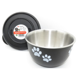 Flamingo Kena bowl with lid ø12.7 cm 600 ml for dogs Bowl, bowl