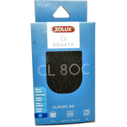 zolux Filtre pour pompe classic 80, filtre CL80 C mousse charbon x 4 pour aquarium. Masses filtrantes, accessoires