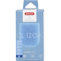 zolux Schiuma blu media CL 120 A. per pompa classica 120. ZO-330212 Supporti filtranti, accessori