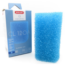 zolux Mousse bleue medium CL 120 A pour pompe classic 120 pour aquarium Masses filtrantes, accessoires