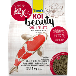 Tetra koi beauty small 1kg nourriture pour koi granule de 4mm Nourriture