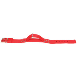 zolux Nylon Halsband mit Griff T 70. rot. Halsumfang. von 50 bis 60 cm. für Hund. ZO-463682R Nylon-Halsband