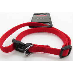 zolux nylon Halsband . Größe 25 - 35 cm . 10 mm . rote Farbe. für Hund. ZO-463800RO Nylon-Halsband