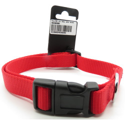 zolux collare in nylon . misura 40 - 50 cm . 20 mm . colore rosso. per cani. ZO-463650R Collare in nylon
