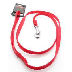 zolux nylon leash . size 1 m . 10 mm . red . for dog . dog leash