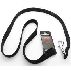 zolux nylon leash . size 1 m . 20 mm . color black. for dog. dog leash