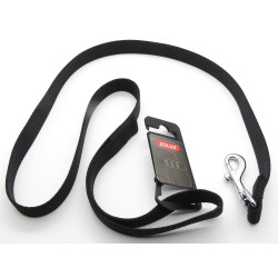 zolux nylon leash . size 1 m . 20 mm . color black. for dog. dog leash