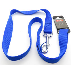 trela em nylon . tamanho 1 m . 25 mm . cor Azul . para cão. ZO-463625BL trela de cão