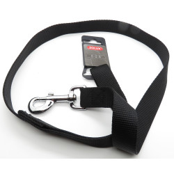 zolux nylon leash . size 1 m . 25 mm . black . for dog . dog leash