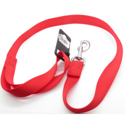 zolux nylon leash . size 1 m . 25 mm . red . for dog. dog leash