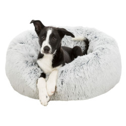 Trixie Round Harvey bed white-black ø 50 cm for cat and small dog . Dog cushion