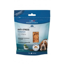 FR-170247 Francodex Golosinas antiestrés 75 gramos - para perros y cachorros Antiestrés