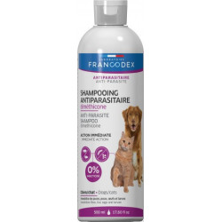 Francodex Shampooing Antiparasitaire Diméthicone 500ml Pour Chiens et Chats Shampoing