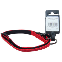 FL-516922 Flamingo Jannu collar rojo ajustable de 40 a 55 cm 20 mm talla L para perros Cuello de nylon