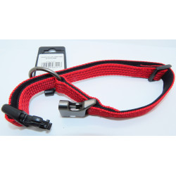 FL-516922 Flamingo Jannu collar rojo ajustable de 40 a 55 cm 20 mm talla L para perros Cuello de nylon