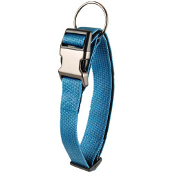 Coleira Jannu azul ajustável de 55 a 75 cm 38 mm tamanho XXL para cães FL-516919 Colarinho de nylon