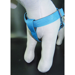 Jannu blauw tuigje. maat XS 20-35 cm 15 mm voor honden Flamingo FL-516939 hondentuig