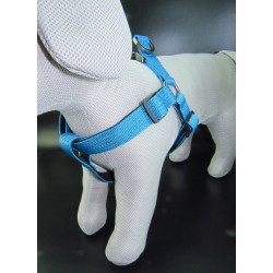 Flamingo Jannu blue harness size S 25-45 cm 15 mm for dogs dog harness