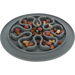 Trixie Placemat Slow Feed Dimensions: ø 24 cm. Colours: random. for dog. Food bowl and anti-gobbling mat
