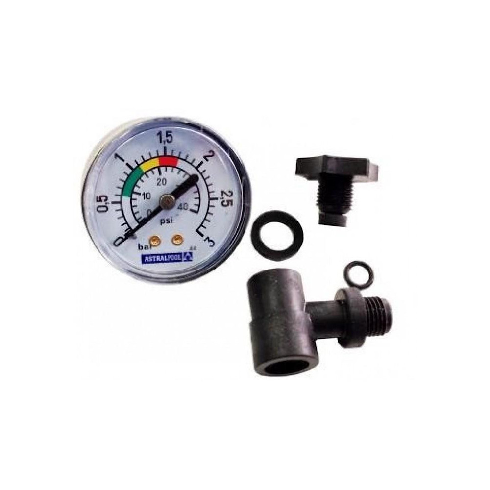 Astral Pressure gauge complete century for pool filter 1/8 inch Pressure gauge