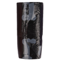 Mestzakken met handvat, kleur zwart 4 x 15 zakken Flamingo Pet Products FL-517570 Ophalen van uitwerpselen