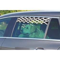 ZO-403019 zolux Rejilla de seguridad de la ventana del coche. para el perro. Montaje del coche